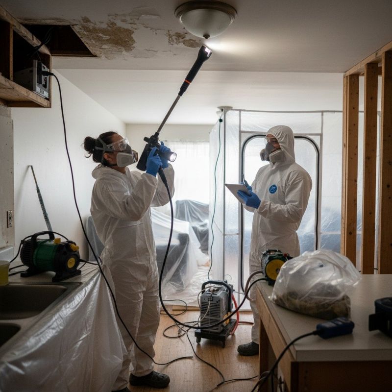 Local Mold Air Inspection pros at work